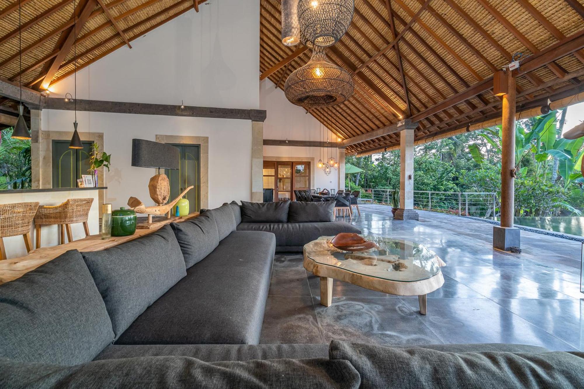 Villa Themma Jungle - Sumptuous 3Br Luxury Villa With Majestic Jungle View North Of Ubud Екстериор снимка