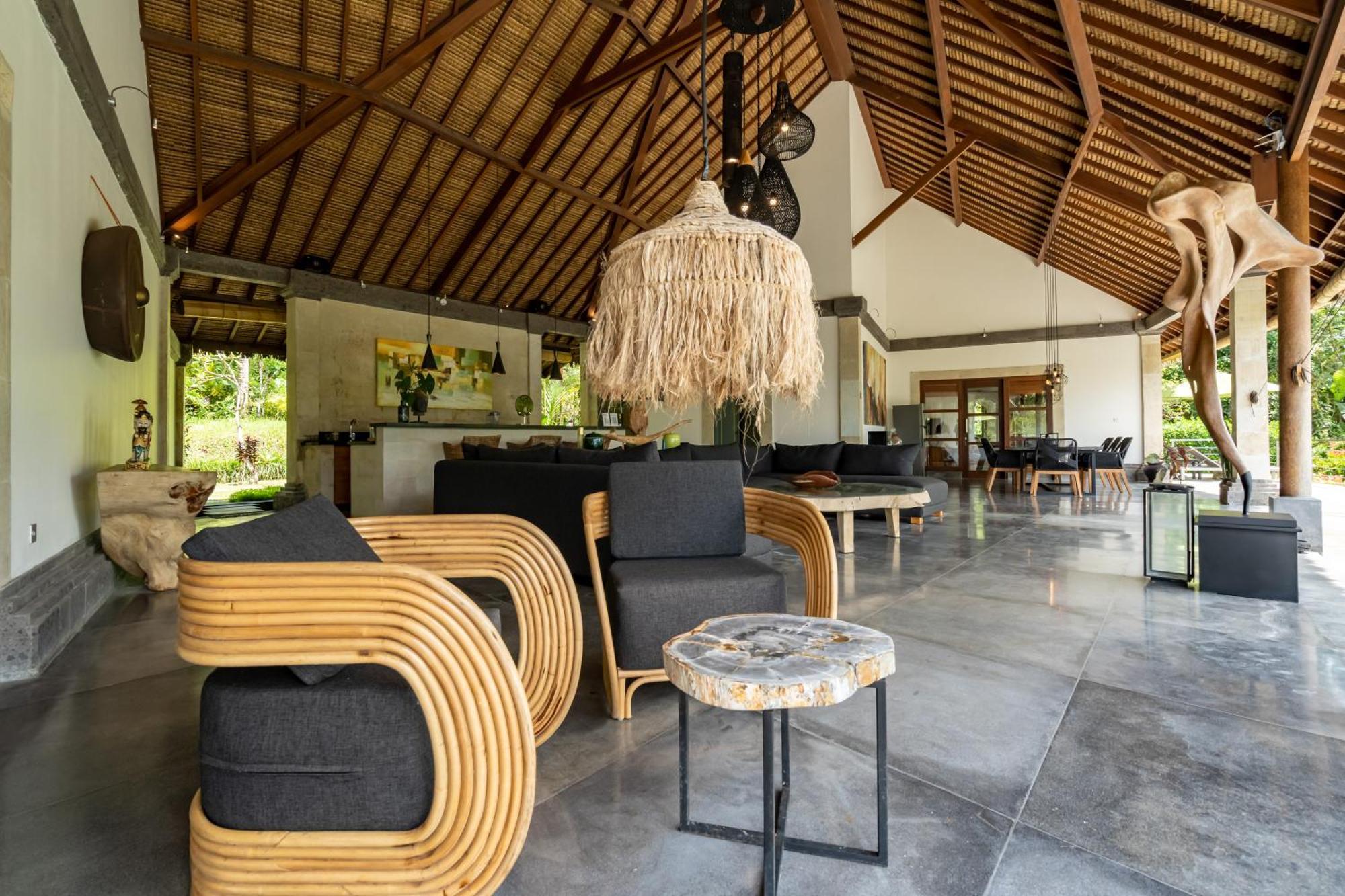 Villa Themma Jungle - Sumptuous 3Br Luxury Villa With Majestic Jungle View North Of Ubud Екстериор снимка