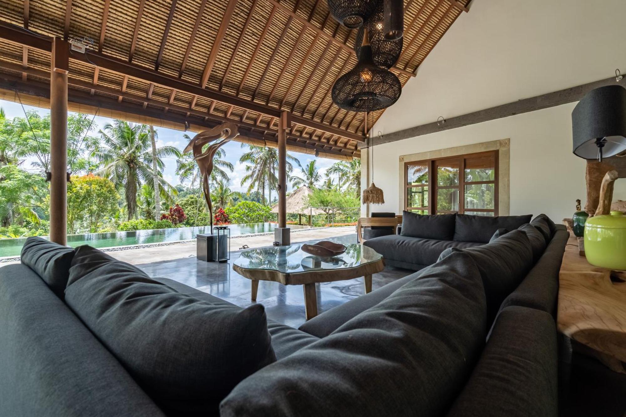 Villa Themma Jungle - Sumptuous 3Br Luxury Villa With Majestic Jungle View North Of Ubud Екстериор снимка
