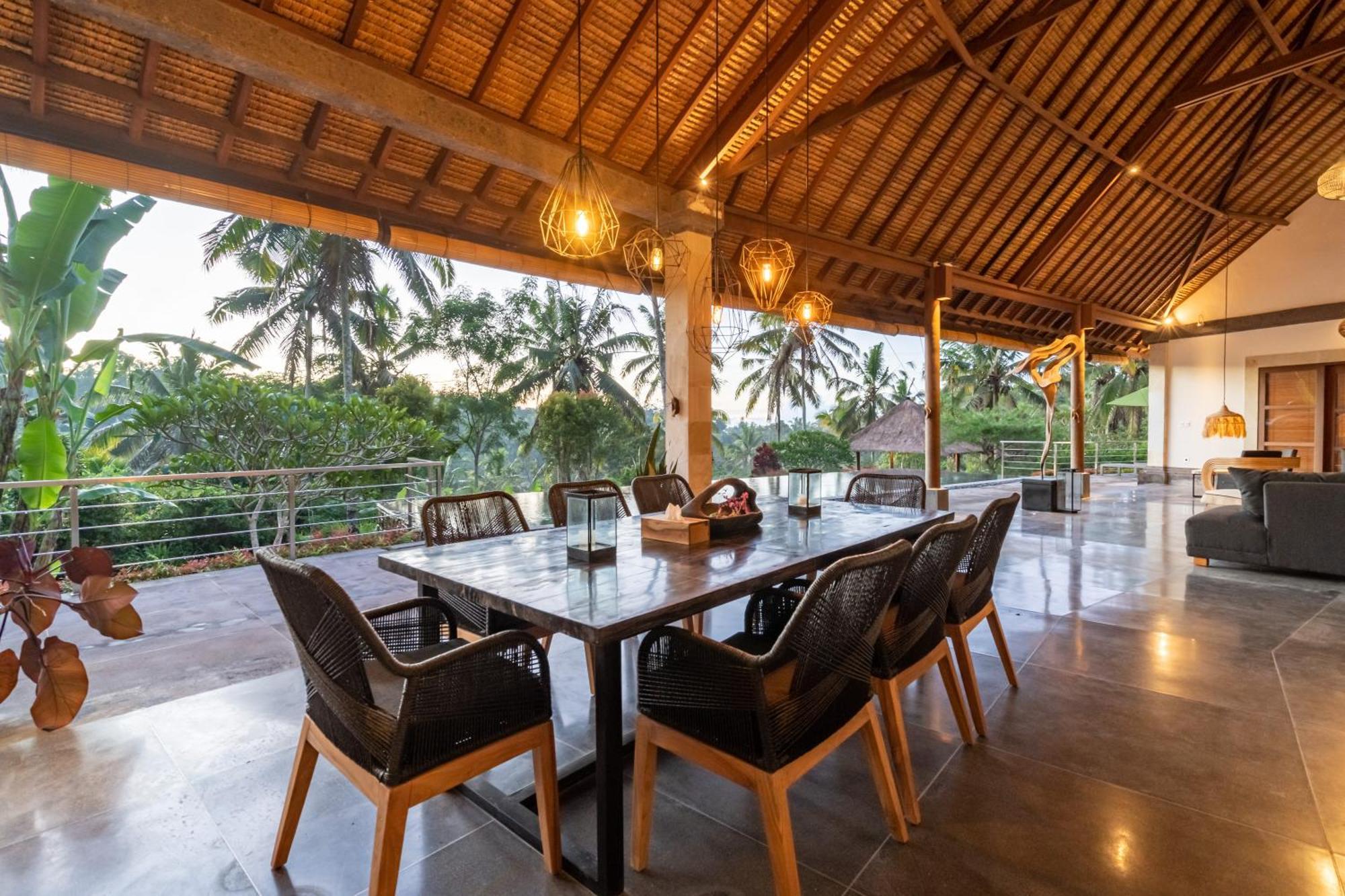 Villa Themma Jungle - Sumptuous 3Br Luxury Villa With Majestic Jungle View North Of Ubud Екстериор снимка